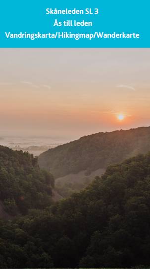 Detaillierte Karte im Ma&szlig;stab 1:50 000 von Teilstrecke SL3 &Aring;s till &Aring;s (von Berg zu Berg