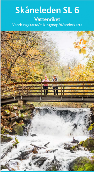 Detaillierte Karte von SL6 Vattenriket im Ma&szlig;stab 1:50.000.