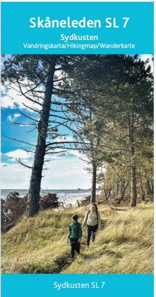 Detaillierte Karte der SL7-S&uuml;dk&uuml;sten-Teilroute im Ma&szlig;stab 1:50.000