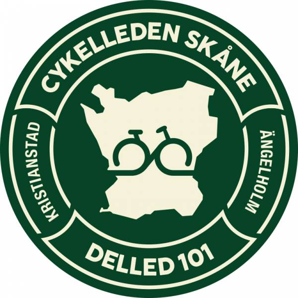 Rundes Aufn&auml;herm, gr&uuml;n, Cykelleden Sk&aring;ne delled 101